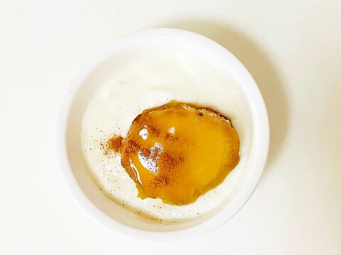 冷凍さつま芋で簡単ヨーグルト